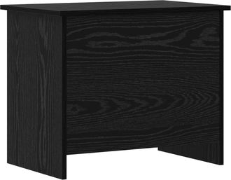 vidaXL Ba&uacute;l De Almacenamiento Roble Negro 60 X 40 X 50 Cm Vidaxl