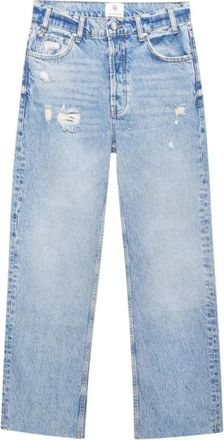 Anine Bing Gavin Jean - Dames - Regular Fit Jeans - Blauw - W26 - Katoen - Jeans