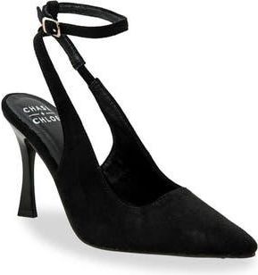 Chase + Chloe by Intouch Footwear Jazir Ankle Strap Pump in Black at Nordstrom Rack, Size 8.5