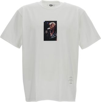 Junya Watanabe White Eye David Bowie Cotton T-Shirt