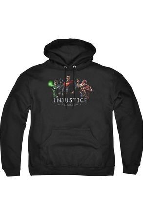 Gildan Injustice Gods Among Us Injustice League Adult Pull Over Hoodie / Hooded Sweatshirt
