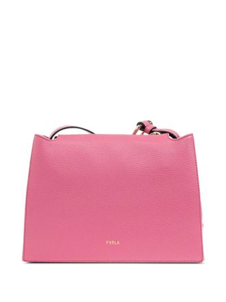 Furla Nuvola S Panna leather crossbody bag - Pink