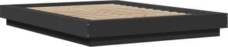 vidaXL Vidaxl - Estructura de cama madera de ingeniería negra 120x190 cm