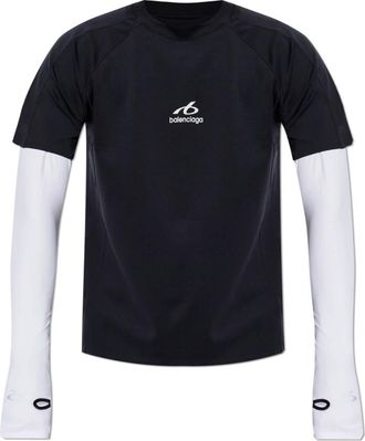 Balenciaga Hombre, Camisetas, Azul, Talla: 2XL