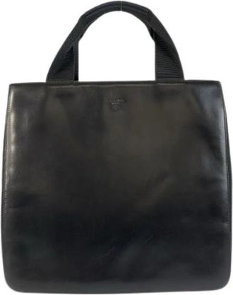 Prada Pre-owned Handbags, female, Black, Size: ONE SIZE Pre-owned Vintage Leather Handbag