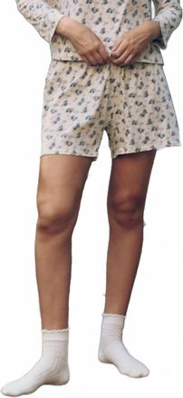 The Great. Jersey Boxer Shorts In Indigo Rose