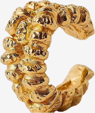 Paola Sighinolfi Goldener Ohrclip Duo Talisman