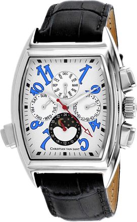 Christian Van Sant Mens Grandeur White Dial Watch