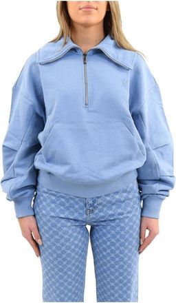 Daily Paper Clothing Melza Sweater voor dames - Dames - Sweatshirts - Blauw - M - Hoodies & sweatvesten