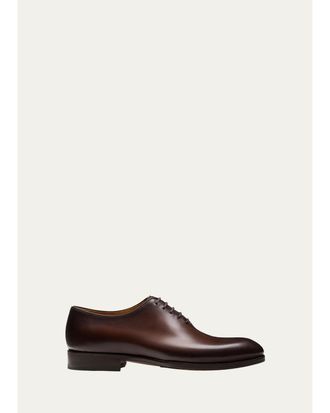 Bergdorf Goodman Mens Leather Wholecut Oxfords
