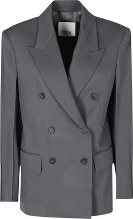 Erika Cavallini Semi Couture Blazers - Dames - Blazers - Grijs - XS - Jassen