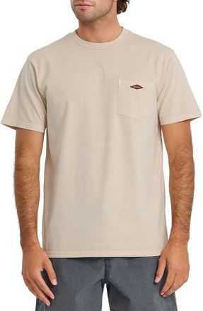 Quiksilver Saltwater Cotton Pocket T-Shirt in Moonstruck at Nordstrom, Size Xx-Large
