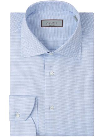 Canali cotton shirt - Blue