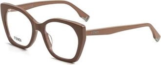 Fendi Glasses, female, Brown, Size: 53 MM Way Optical Frame