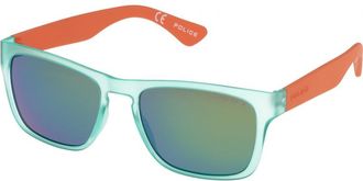 Police Womens S198854GEHV 54 Sunglasses - Green - One Size