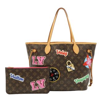 Louis Vuitton Brown Monogram Pouch Shoulder Bag Tote Bag (Pre-Owned)