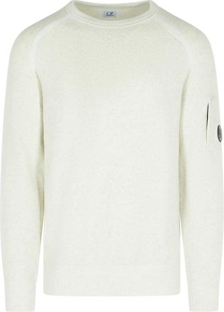 C.P. Company White Wool Blend Sweater