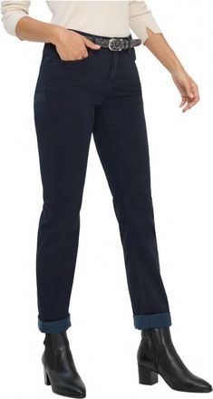 Brax Mary Five Pocket Pants In Navy