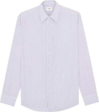 Saint Laurent Camicia Cassandre - Heren - Casual Overhemden - Veelkleurig - 2XL - Katoen - Overhemden