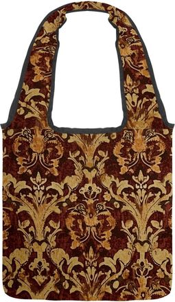 Generic 871170_1 Reversible Canvas Shoulder Tote - Double-Sided Print, 12oz Cotton, 27cm Drop, Fold-Flat Bag for Travel, Shopping, Street Outings