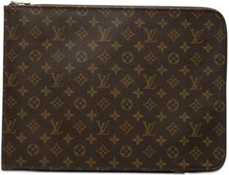 Louis Vuitton Pre-owned Clutch Bag - Dames - Vintage Clutch - Bruin - ONE Size - Vintage