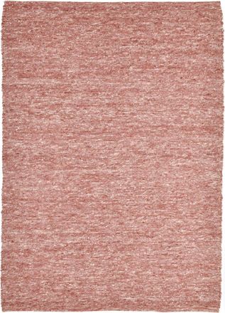 THEKO Alfombra tejida a mano en lana virgen - rojo 190x250 cm