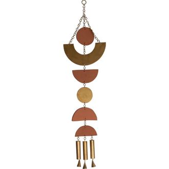 Foreside Home And Garden Geometric Brass Metal Hanging Wall D&eacute;cor in Gold at Nordstrom, Size Medium