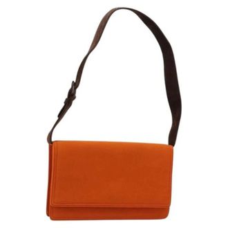 Prada Pre-owned Shoulder Bags, female, Orange, Size: ONE SIZE Pre-owned Vintage Shoulder Bag