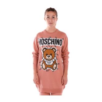 Moschino Dames, Sweatshirts & Hoodies, Roze, Maat: M