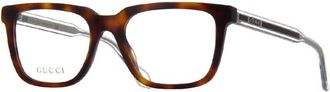 Gucci Mens Black Square Eyeglass Frames GG0560O 006