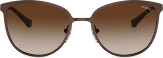 Vogue Eyewear matte geometric sunglasses - Brown