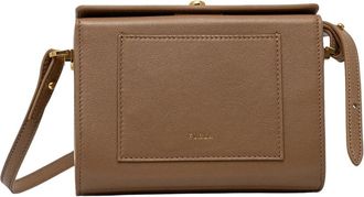 Furla Arco Mini Schoudertas - Dames - Schoudertassen - Beige - ONE Size - Leer - Tassen