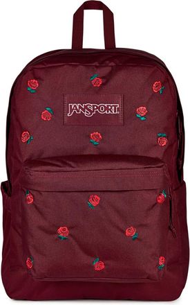 Jansport SuperBreak Plus in Cherry Lacquer/grn/red at Nordstrom
