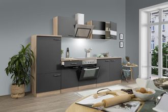 Respekta Cucina Blocco Cucina Blocco Cucina Rovere Grigio Merle 270 Cm Respecta