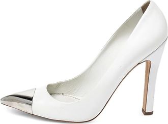 Louis Vuitton Pumps in pelle con tacco 120mm - Bianco