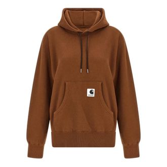 sacai Capsule Hoodie - Dames - Hoodies - Bruin - S - Katoen - Hoodies & sweatvesten