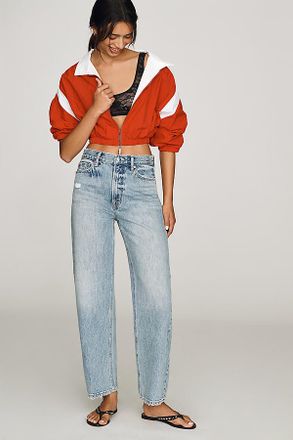 Pistola Denim Wes High-Rise Tapered-Leg Jeans