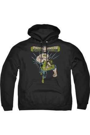 Gildan Green Lantern Powerful Adult Pull Over Hoodie / Hooded Sweatshirt