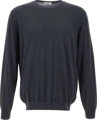 KANGRA Ronde hals gebreide kleding - Heren - Ronde hals truien - Grijs - 3XL - Katoen - Truien & Vesten