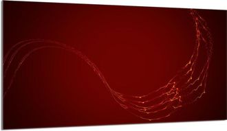 OEM Placa Protectora De Vidrio Para Estufa 90x52 Rojo