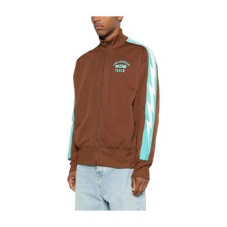 Champion Zip-throughs, male, Brown, Size: XL Zip-through Sweater