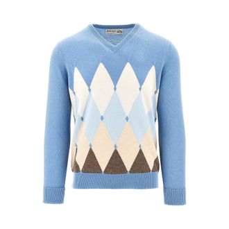 Ballantyne Lozenge cashmere sweater Man 46