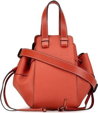 Loewe Pre-owned Loewe Small Leather Hammock Satchel Ladies 61925