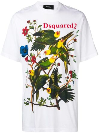 Dsquared2 T-shirt con stampa - Bianco