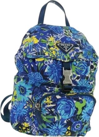 Prada Pre-owned Backpacks, female, Multicolor, Size: ONE SIZE Pre-owned Nylon Backpack