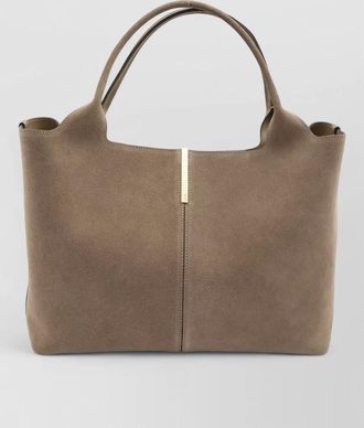 Tod's medium suede calfskin tote bag