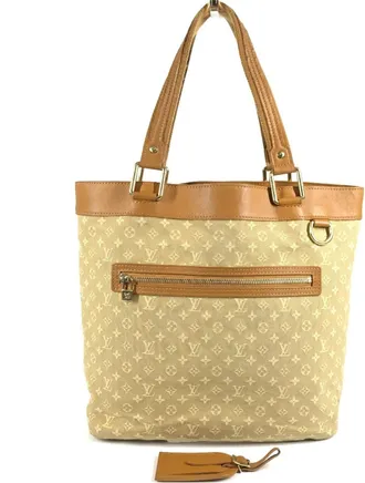 Louis Vuitton Beige Monogram Mini Shoulder Bag Tote Bag (Pre-Owned)