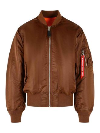 Alpha Industries Ma-1 Heritage Powder Nylon Bomber Jacket