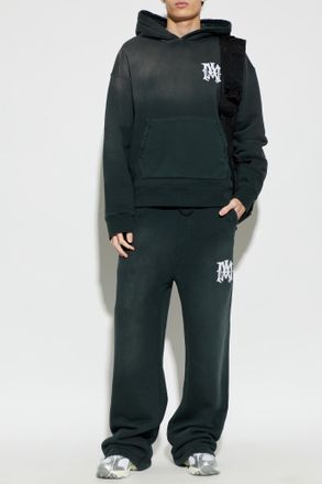 Amiri Hollywood Sweatshirt With Embroidered Logo, Mens, Black