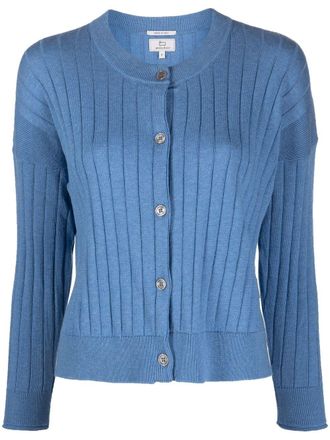 Woolrich Cardigan a coste - Blu